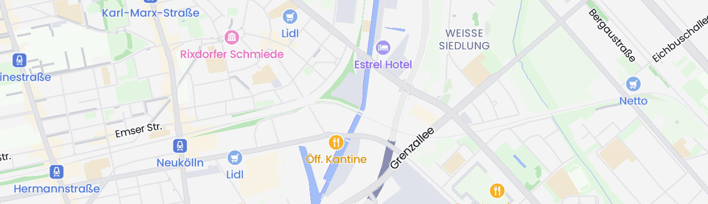 Karte mit dem ungefähren Standort