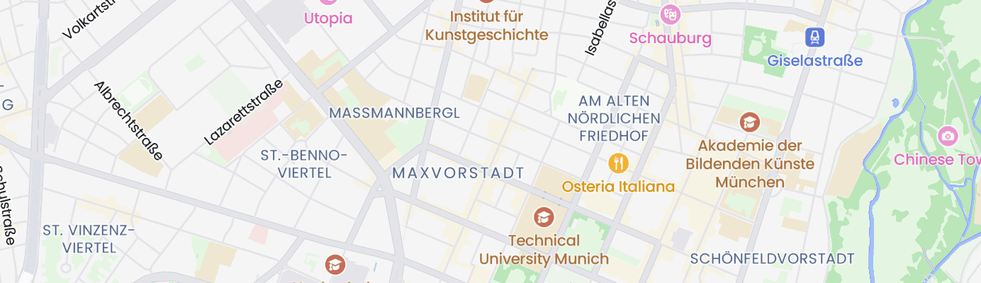 Karte mit dem ungefähren Standort