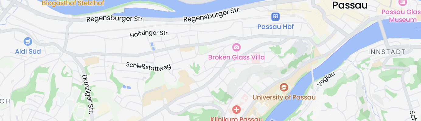 Karte mit dem ungefähren Standort