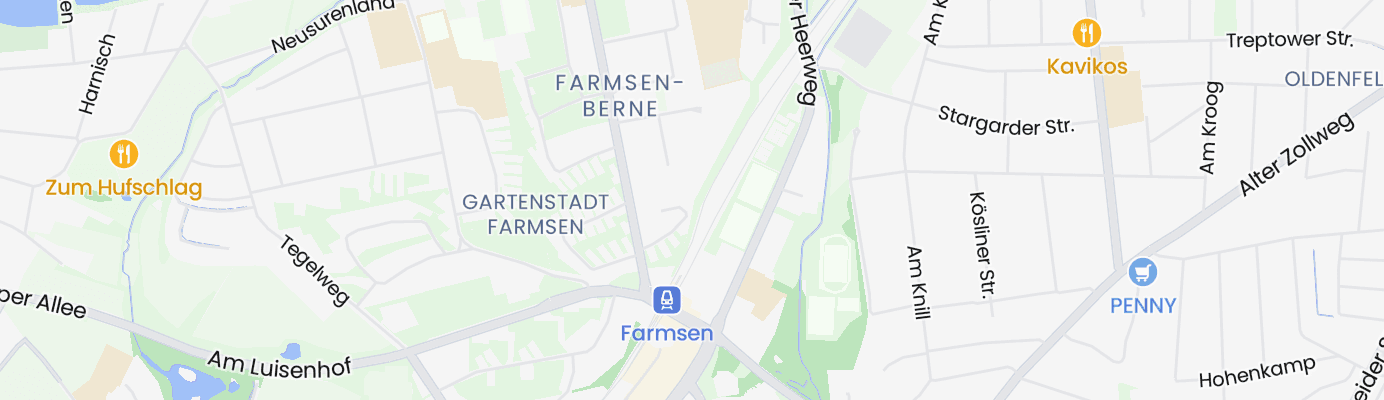 Karte mit dem ungefähren Standort