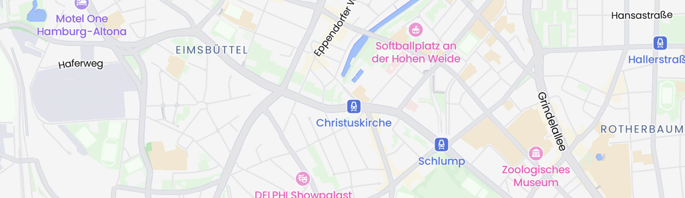 Karte mit dem ungefähren Standort