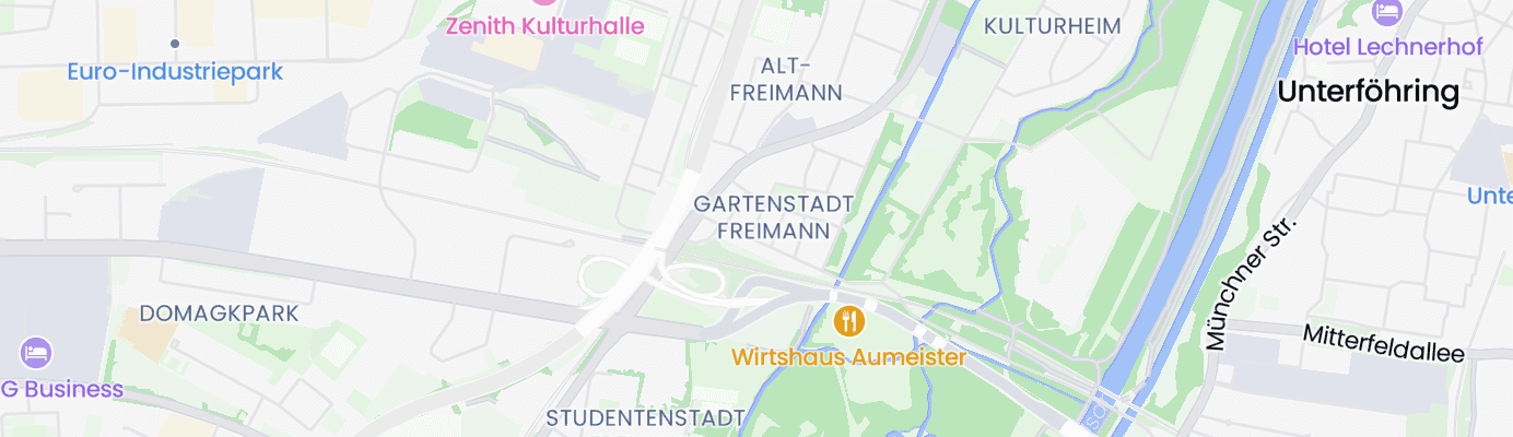 Karte mit dem ungefähren Standort
