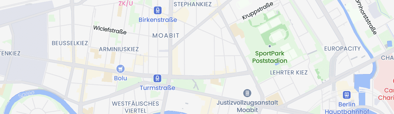 Karte mit dem ungefähren Standort