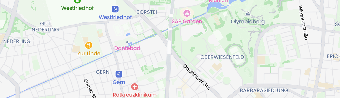Karte mit dem ungefähren Standort