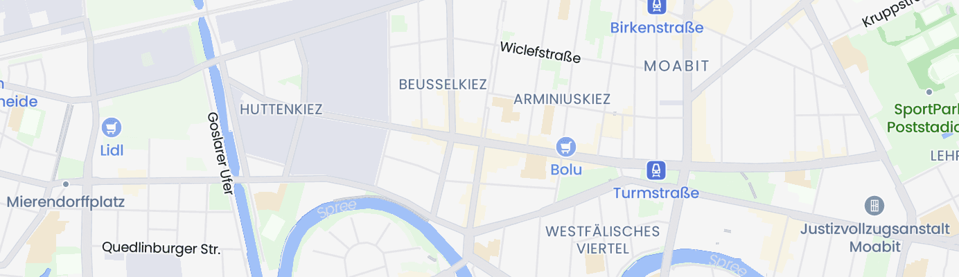 Karte mit dem ungefähren Standort