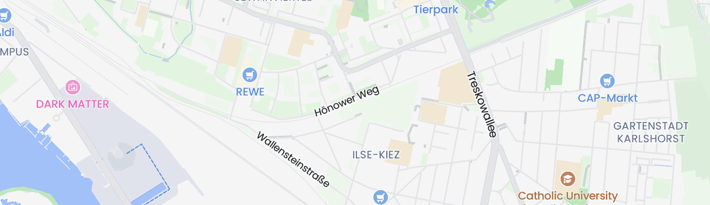 Karte mit dem ungefähren Standort