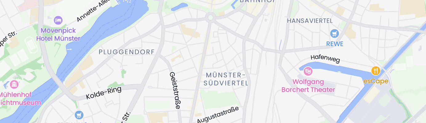 Karte mit dem ungefähren Standort