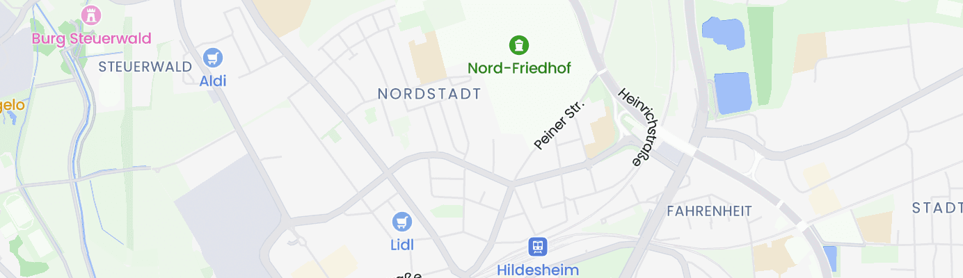 Karte mit dem ungefähren Standort