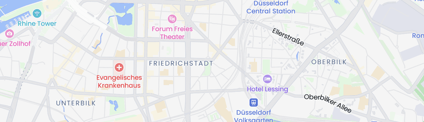 Karte mit dem ungefähren Standort