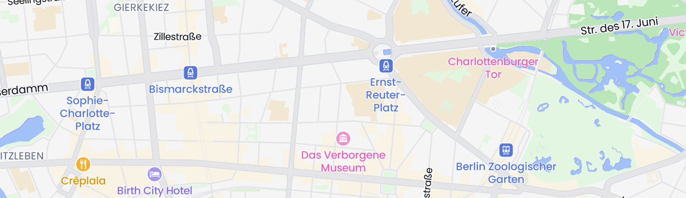 Karte mit dem ungefähren Standort