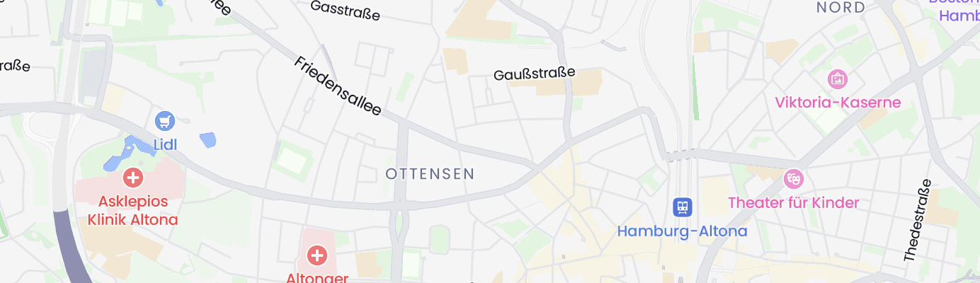 Karte mit dem ungefähren Standort