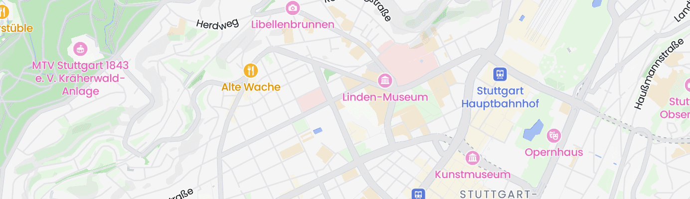 Karte mit dem ungefähren Standort