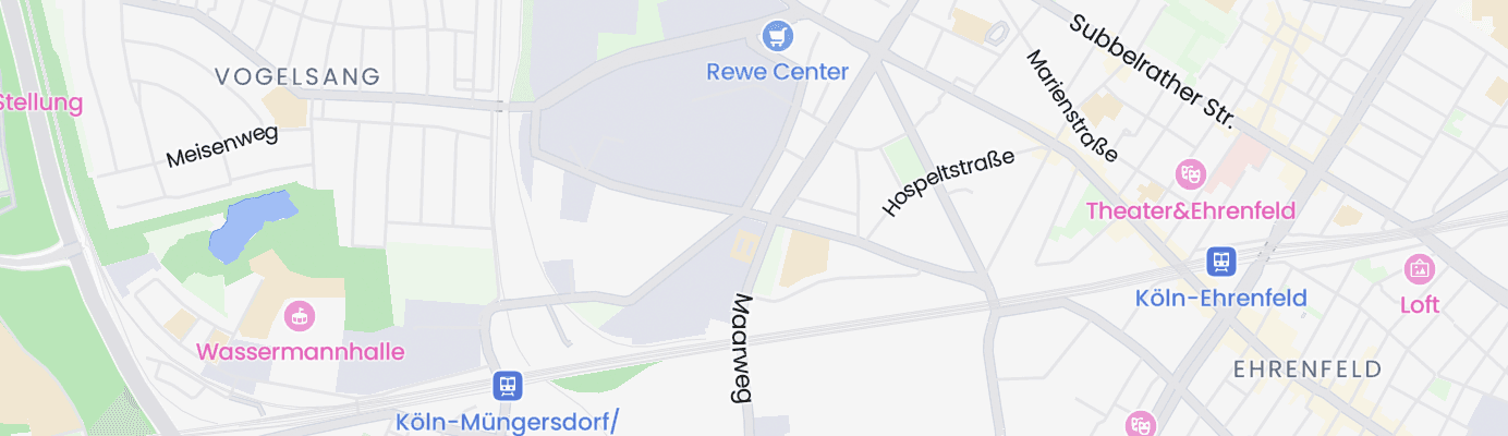 Karte mit dem ungefähren Standort