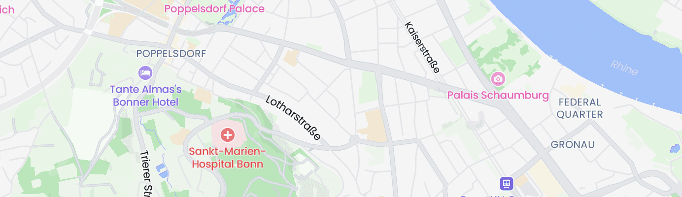 Karte mit dem ungefähren Standort