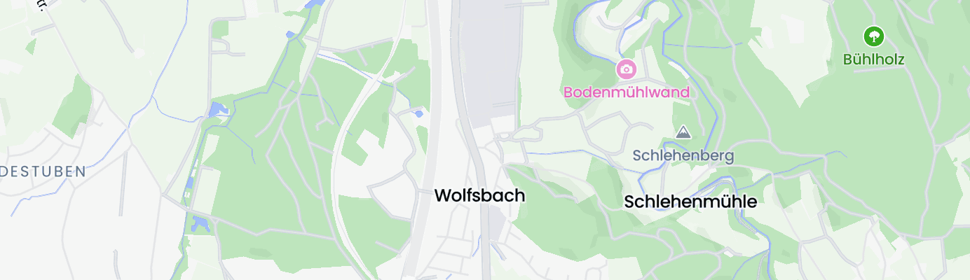 Karte mit dem ungefähren Standort