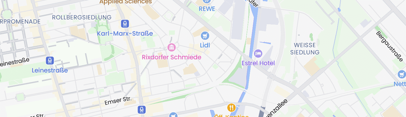 Karte mit dem ungefähren Standort