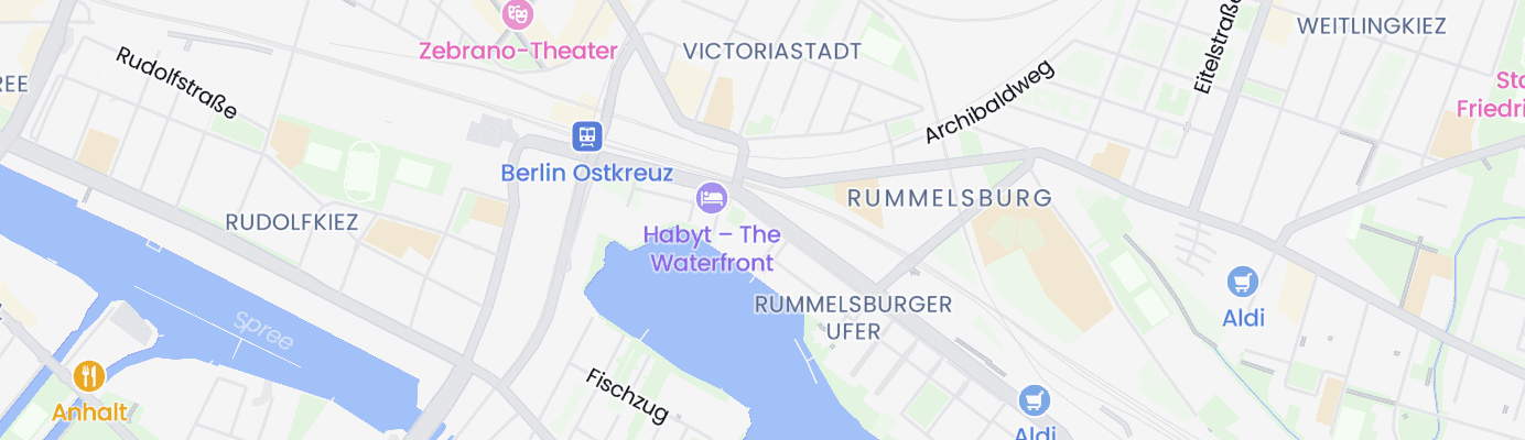 Karte mit dem ungefähren Standort