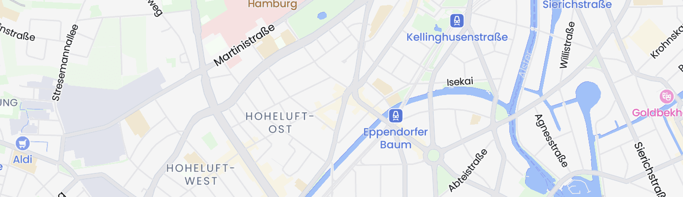 Karte mit dem ungefähren Standort