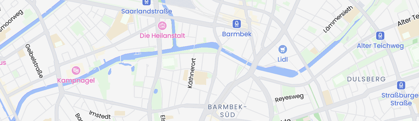 Karte mit dem ungefähren Standort