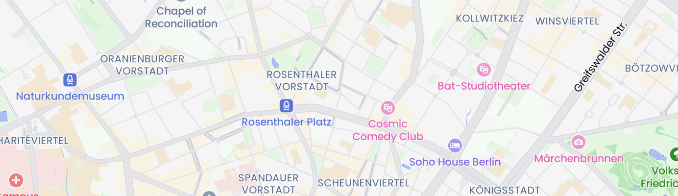 Karte mit dem ungefähren Standort