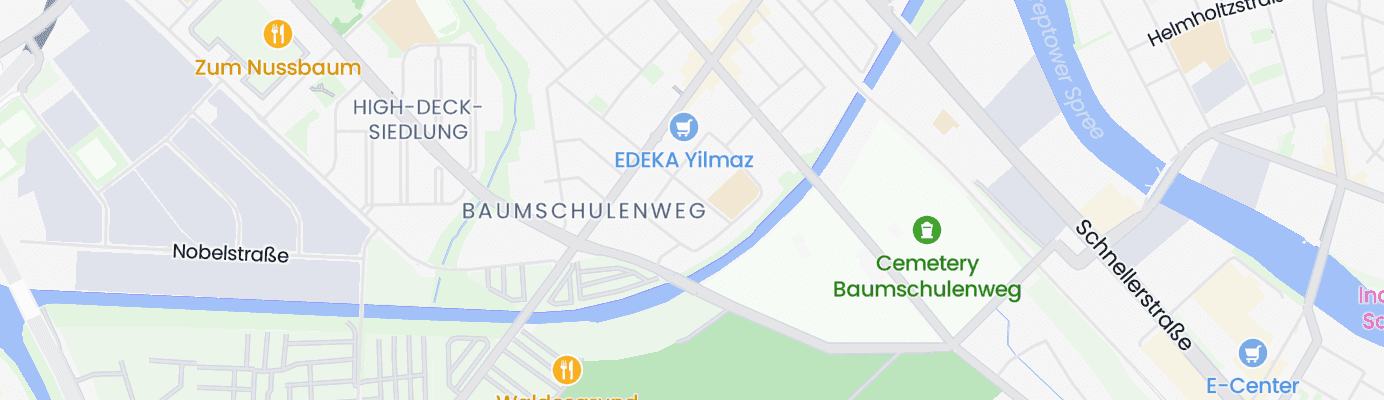 Karte mit dem ungefähren Standort