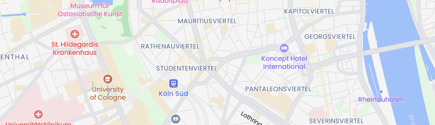 Karte mit dem ungefähren Standort