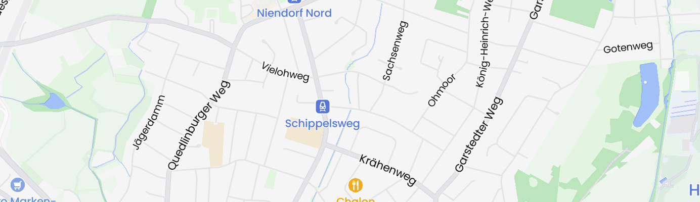 Karte mit dem ungefähren Standort