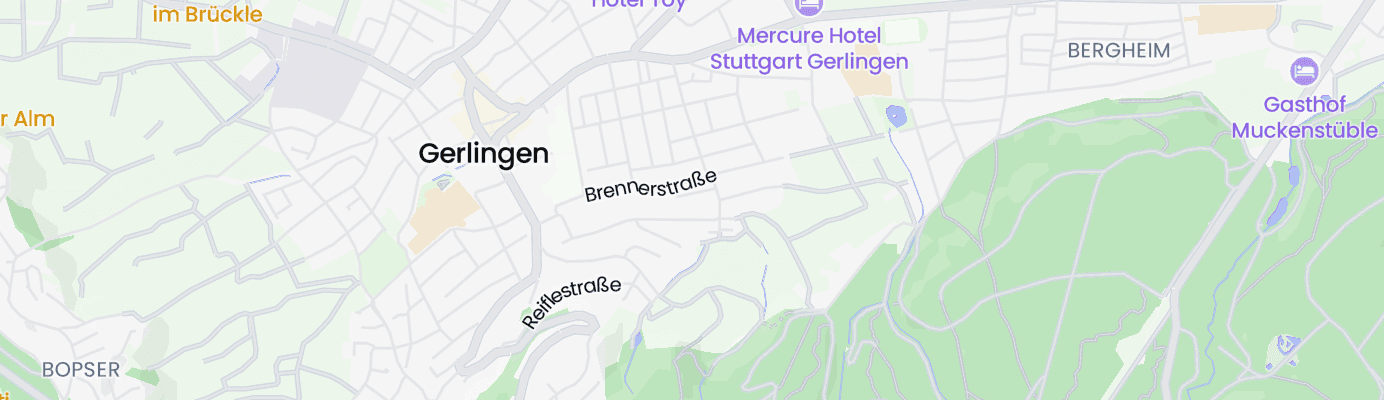 Karte mit dem ungefähren Standort