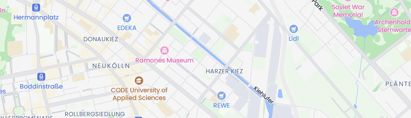Karte mit dem ungefähren Standort