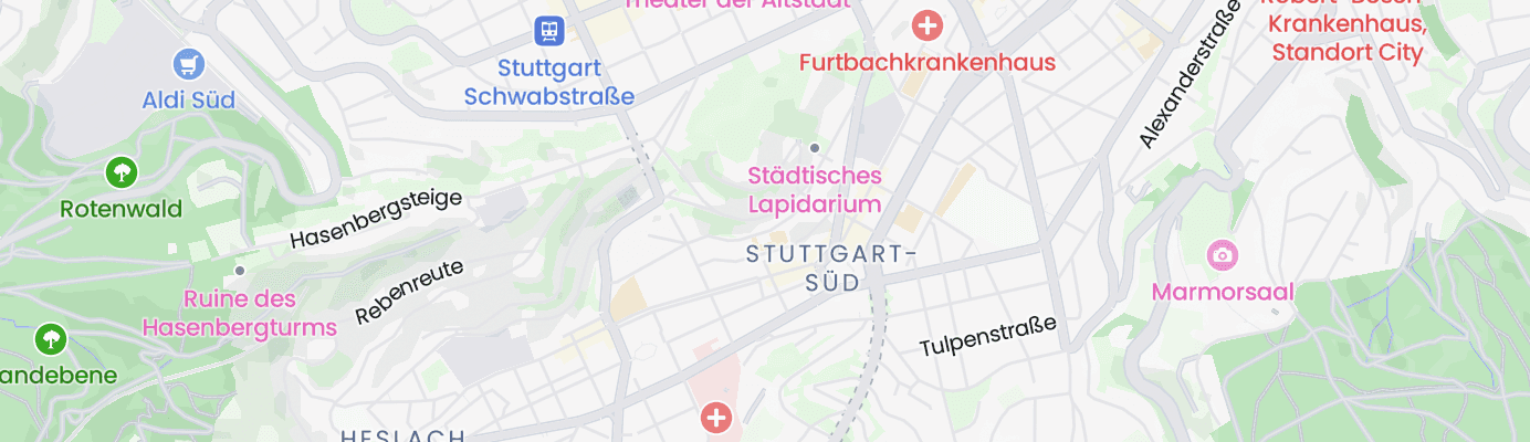 Karte mit dem ungefähren Standort