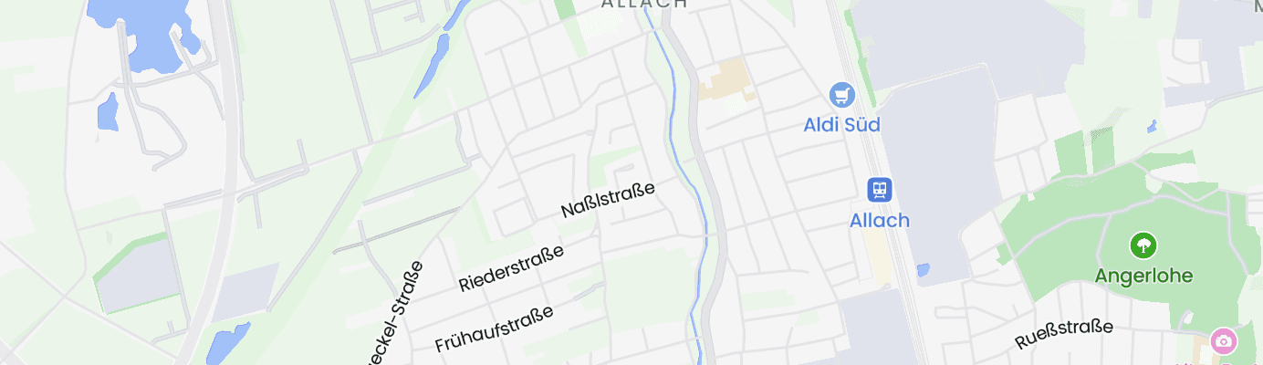 Karte mit dem ungefähren Standort