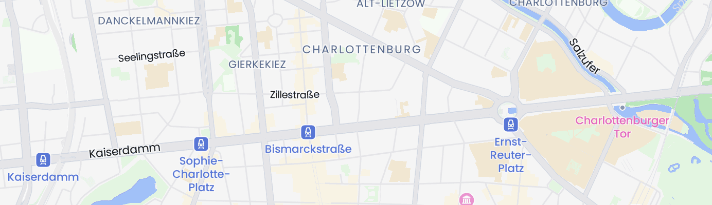 Karte mit dem ungefähren Standort