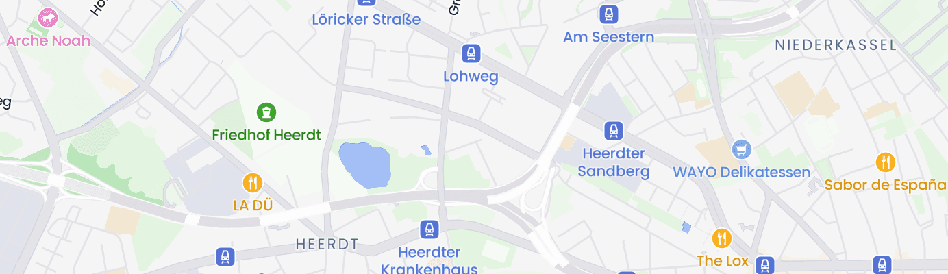 Karte mit dem ungefähren Standort