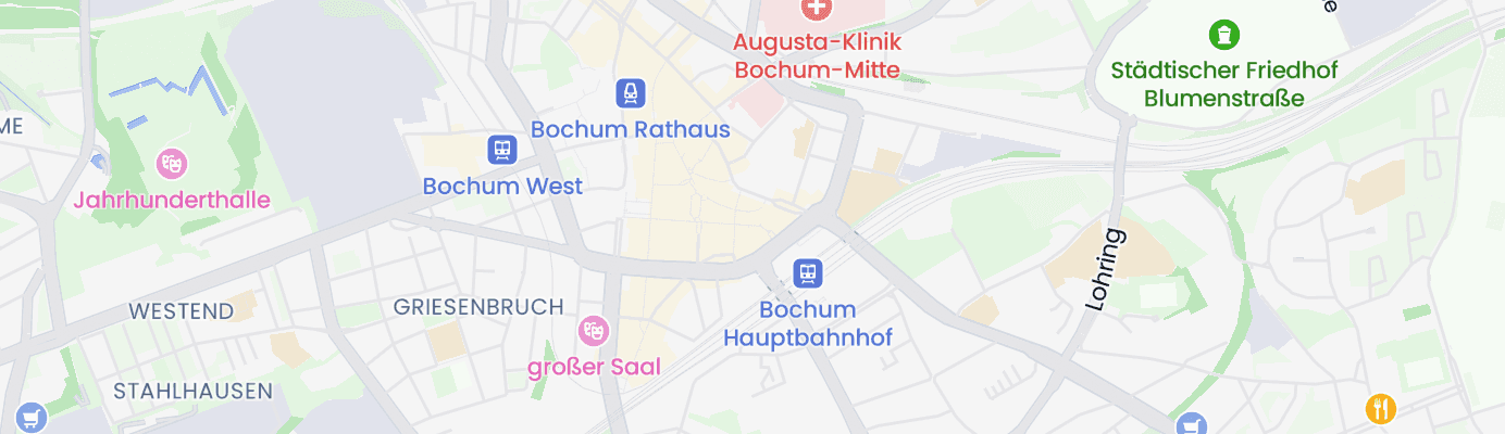 Karte mit dem ungefähren Standort