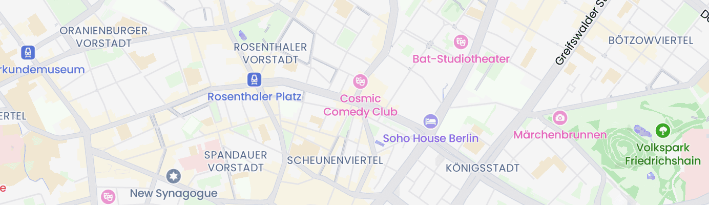 Karte mit dem ungefähren Standort