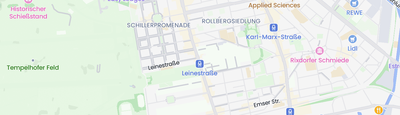 Karte mit dem ungefähren Standort