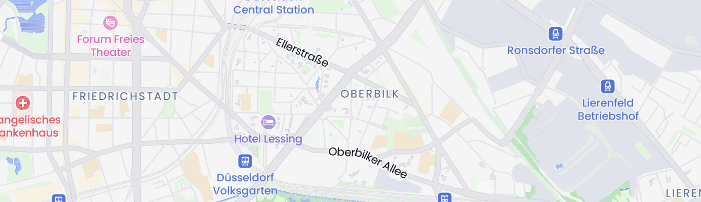 Karte mit dem ungefähren Standort