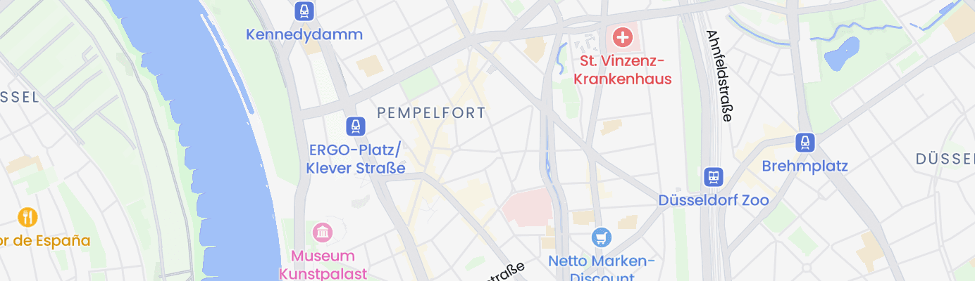 Karte mit dem ungefähren Standort
