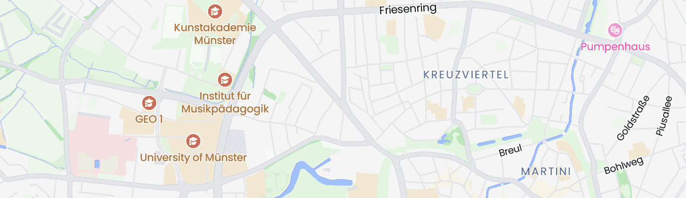 Karte mit dem ungefähren Standort