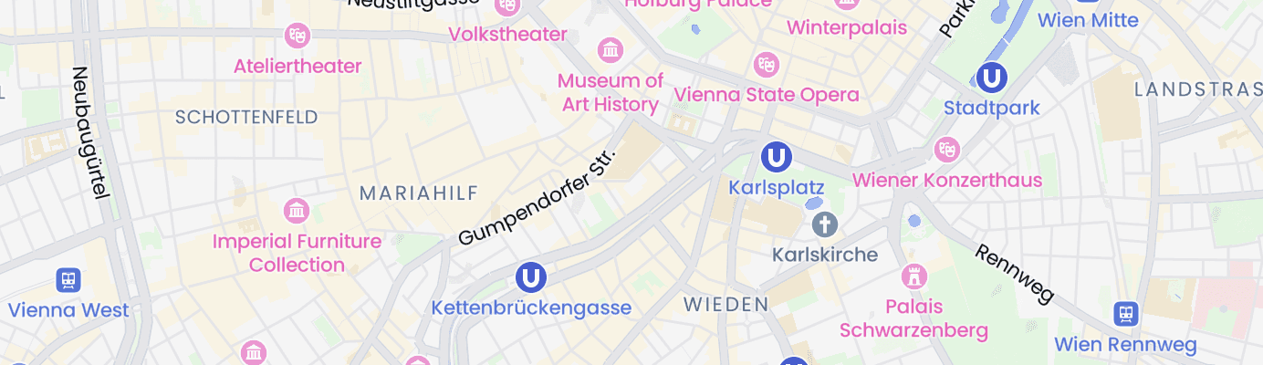 Karte mit dem ungefähren Standort