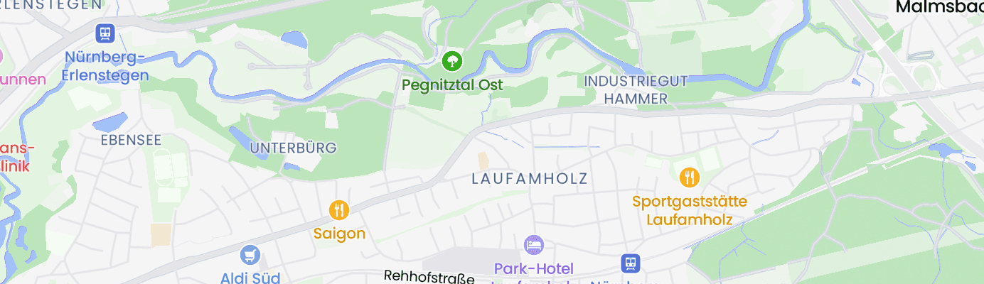 Karte mit dem ungefähren Standort