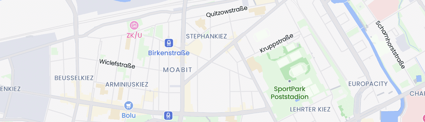 Karte mit dem ungefähren Standort