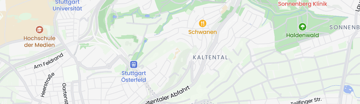 Karte mit dem ungefähren Standort