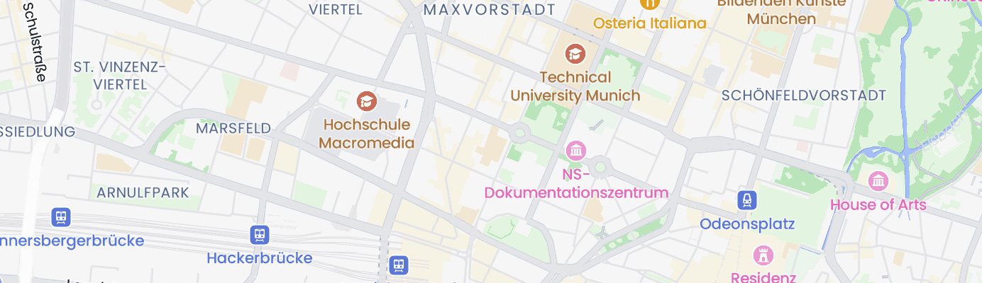 Karte mit dem ungefähren Standort