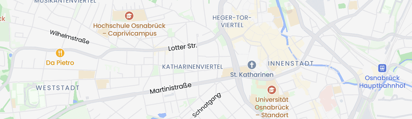 Karte mit dem ungefähren Standort