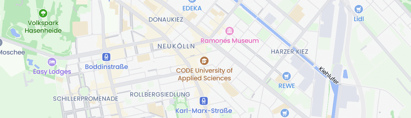 Karte mit dem ungefähren Standort