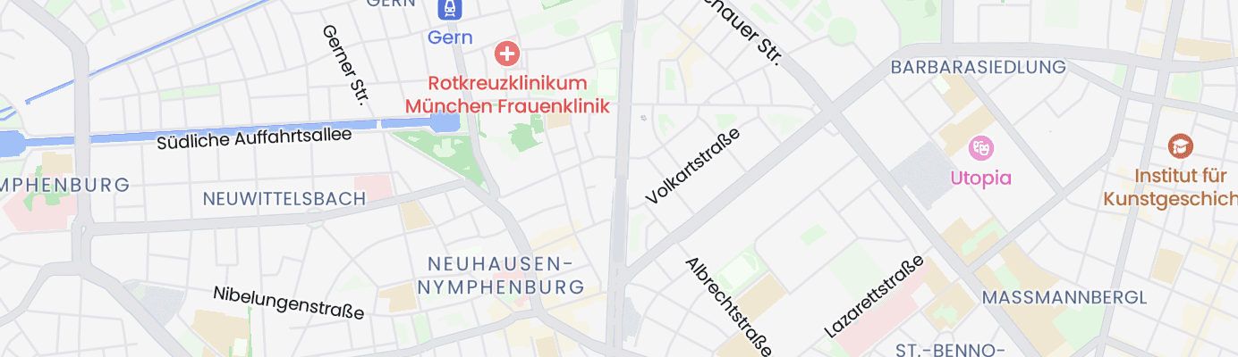 Karte mit dem ungefähren Standort
