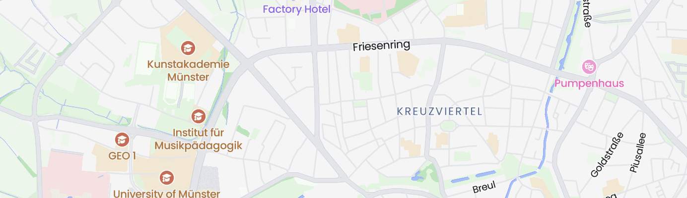 Karte mit dem ungefähren Standort