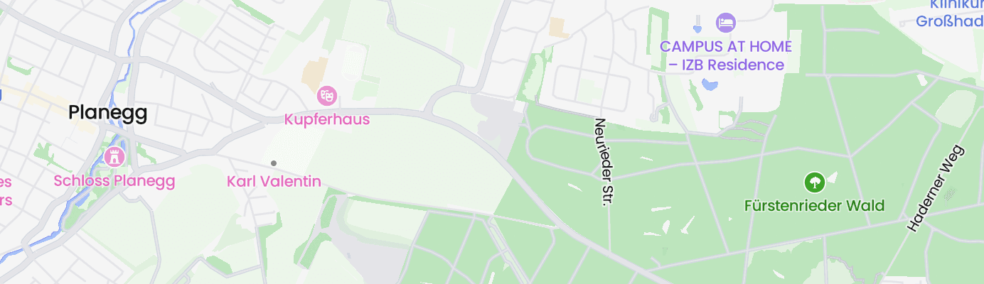 Karte mit dem ungefähren Standort