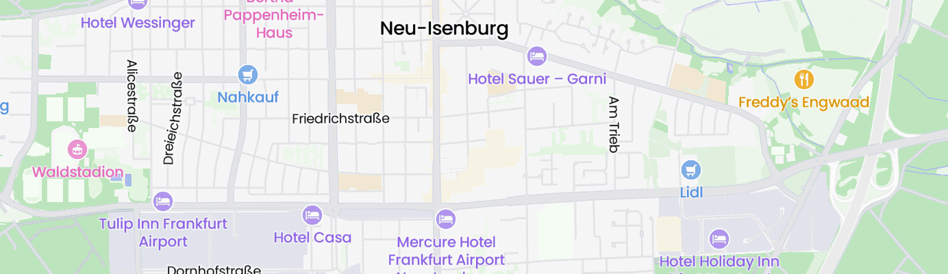Karte mit dem ungefähren Standort